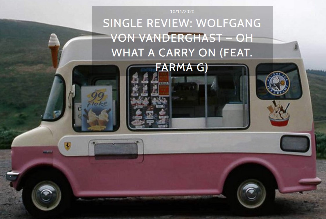 WOLFGANG VON VANDERGHAST – OH WHAT A CARRY ON (FEAT. FARMA G)